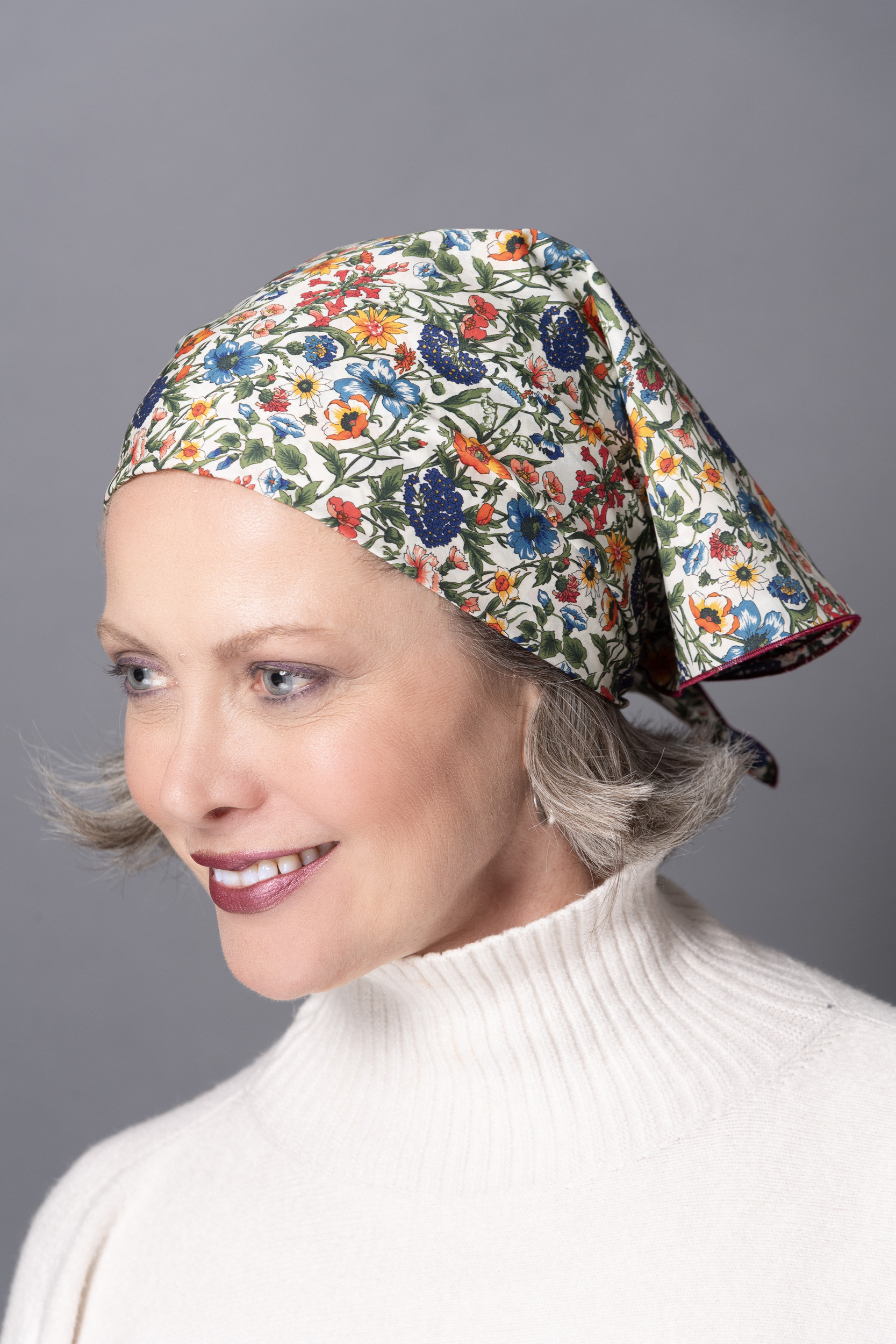 Foulard carré fantasia Rachel verde - immagine 2